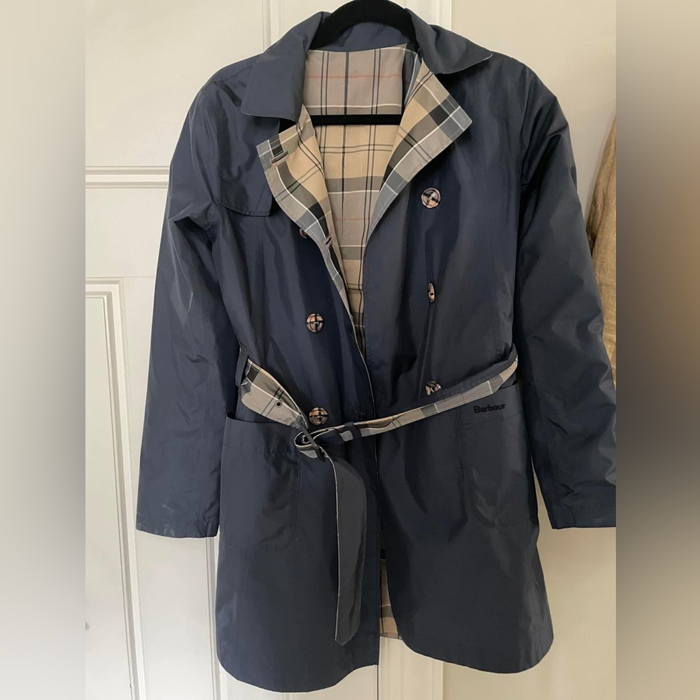 Barbour reversible coat EUC